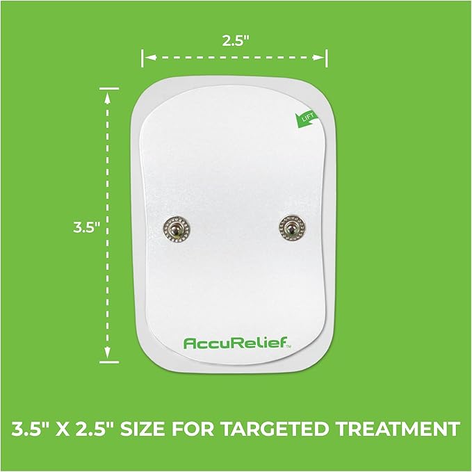 AccuRelief Wireless TENS Unit with Remote Control, TENS Pain Relief Device and Muscle Stimulator, for Back Pain, Neck Pain, Arm and Leg Pain