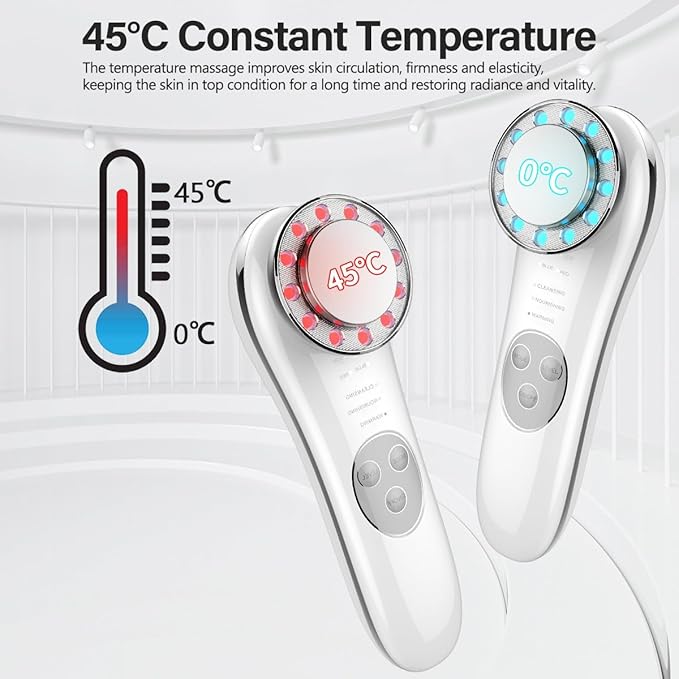 Neck Face Massager Silver