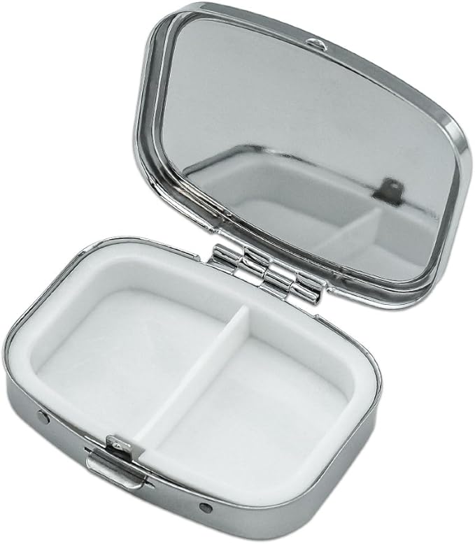 Bigfoot Sasquatch Walking in The Woods Rectangle Pill Case Trinket Gift Box