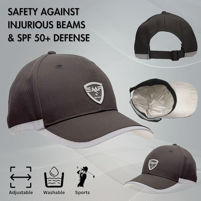 EMF Radiation Protection Hat with USPF 50+ Shield Wi-Fi Blocker High Frequency Defender Shield RF Blocker Baseball Caps