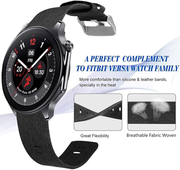 Lamshaw Compatible with Shock Clock Max Band, Breathable Nylon Woven Fabric Replacement Accessory Strap Compatible for Pavlok Shock Clock 3, Max