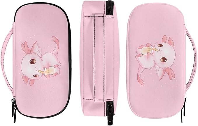 Milk Axolotl Insulin Travel Case Portable Medical Cooler Bag for Diabetes Insulin Travel Case for Insulin Pen and Medication Diabetic Supplies
