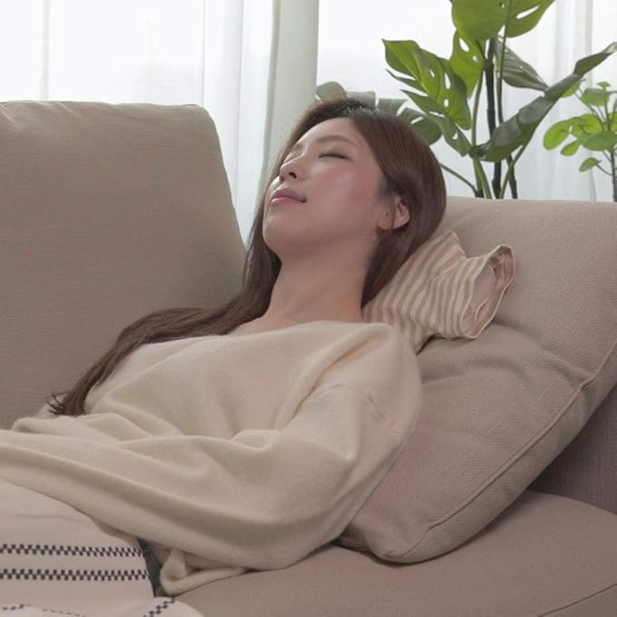 Fashy Hot Water Bottle with Ivory Soft Cotton Cover (67oz / 2L) – Made in Germany