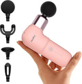 Super Mini Massage Gun, Deep Tissues Percussion Muscle Massager, Compact Sports Travel Massage Gun, Portable Massager Gun for her him, Pink