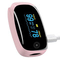 Pulse oximeter fingertip, Oxygen Monitor fingertip Rechargeable, Oxygen Meter Finger Pulse Oximeter for Over-The-Counter Use - Precision Rapid Oximeter SpO2 Readings Outdoor Sports Home-OTC - Pink