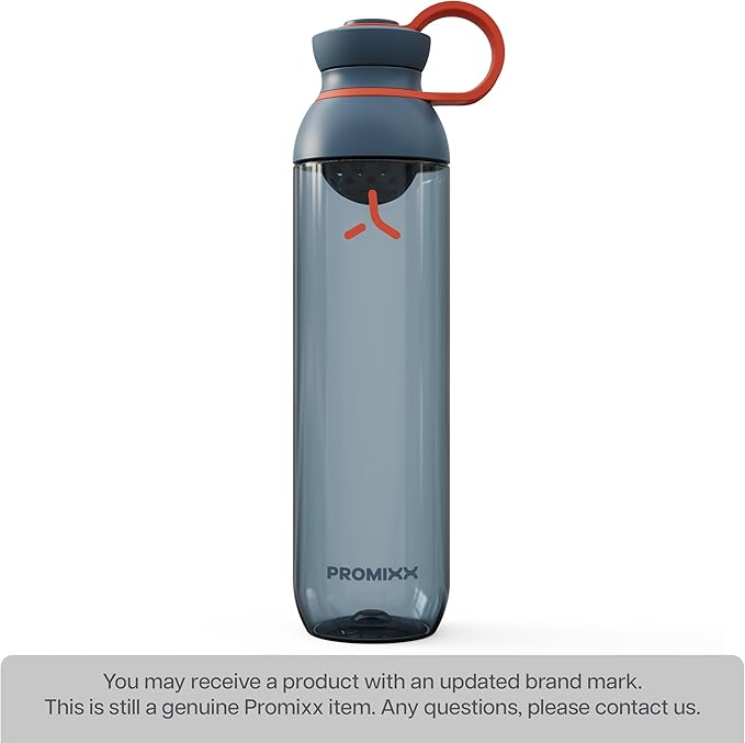 Promixx FORM Water Bottle - Premium Large Water Bottles for Hydration, Infusions and Supplements - Lifetime Durability, Leakproof Water Bottle BPA Free - 26oz / 760ml (Midnight Blue)