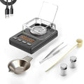 Milligram Scale 100g x 0.001g, MG Powder Scale with Selectable Auto Off, Built-in Bubble Level, 20g Calibration Weight Included, USB/Battery