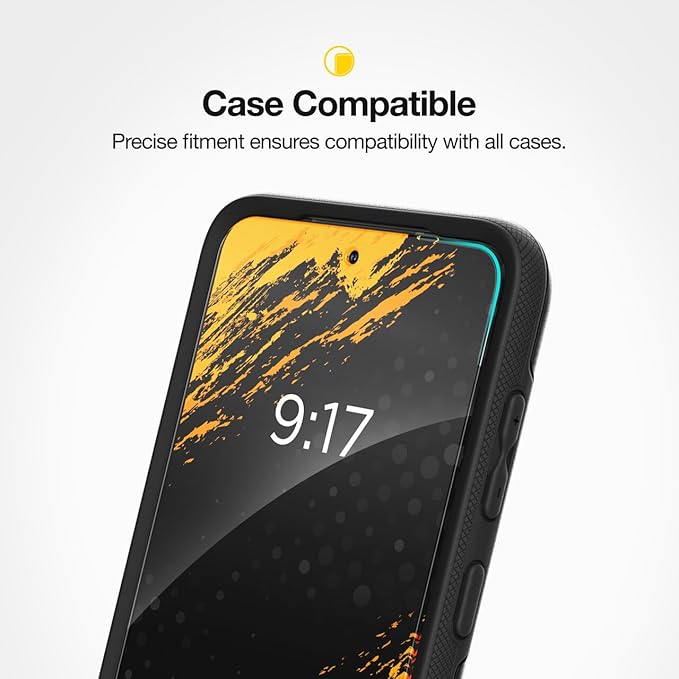 magglass Privacy Guard for Samsung Galaxy S24 and Galaxy S25 Screen Protector (6.2") - Anti Spy Tempered Glass (Easy Applicator Included)