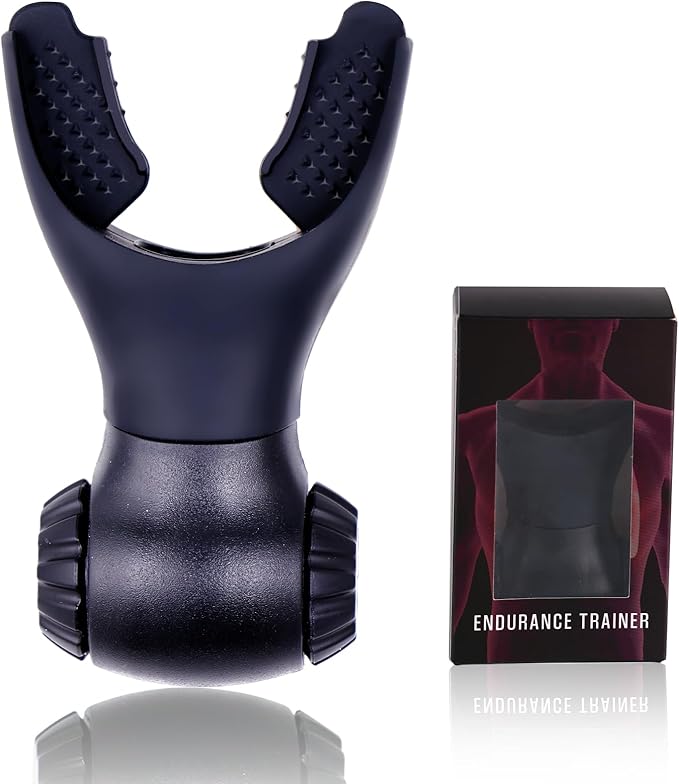 Portable Breathing Trainer with Adjustable Resistance Settings Muscle Trainer Exercise Device Resistance Trainer to Improve Breathing Capacity Enhance Muscle Training Strength