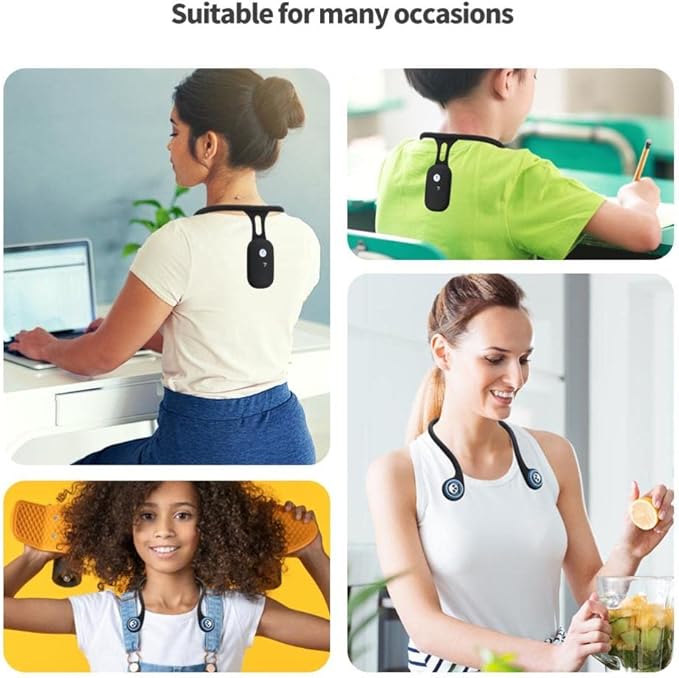 Smart Posture Corrector Trainer for Adults Kids Rechargeable Automatic Induction Posture Corrector Neck Hump Corrector for Women