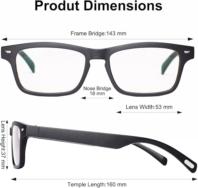 AI Smart Glasses for Men & Women with Chat GPT, AI Translation Bluetooth Glasses with 165+ Languages, Color-Change Lenses - UV & Blue Light Protection, Hands-Free Calls for Travel Meetings Business
