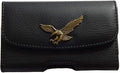 Premium Classic 3D Eagle Style Pouch case with Belt Clip for Freestyle Libre 3 / Freestyle Libre 2 (Continuous Glucose Monitor) (Horizontal/1/eagle Cooper)