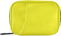 Kigai Yellow Solid Color Pill Case, Portable Weekly Daily Pill Case Bag Organizer with Zipper for Vitamins Medicine Supplements Travel Family Business