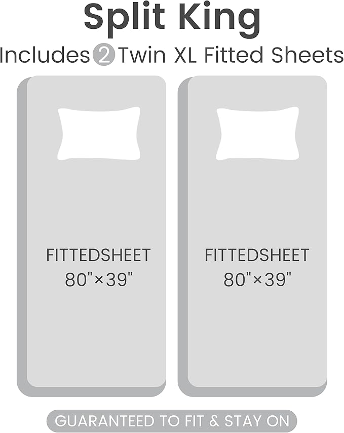 Simple&Opulence Belgian Linen Sheet Set Solid Color - 5 Pieces (1 Flat Sheet, 2 Fitted Sheets & 2 Pillowcases) Natural Flax Cotton Blend Soft Breathable Farmhouse Bedding - Split King Size, Rust