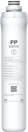 Bluevua ROPOT PP Filter, Replacement for RO100ROPOT, 1-year Lifetime-1st Stage