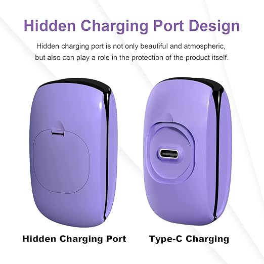 Rechargeable Pulse Oximeter, oximeter with Respiratory, Respiration Rate Monitor, SpO2 PI Monitoring Devices, oxygen monitor fingertip for Sports Aviation Use Only (Purple)