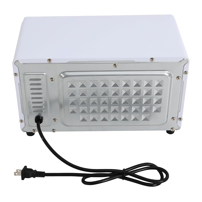 Sterilizer for Nail Tools, 10L Multifunctional Nail Tool Cleaning Machine, Nail Tool Sterilizer with 167℉ Hot Air, Adjustable Tiers, LED Display, For Hair, Salon, Spa, Nail, Salon (White)