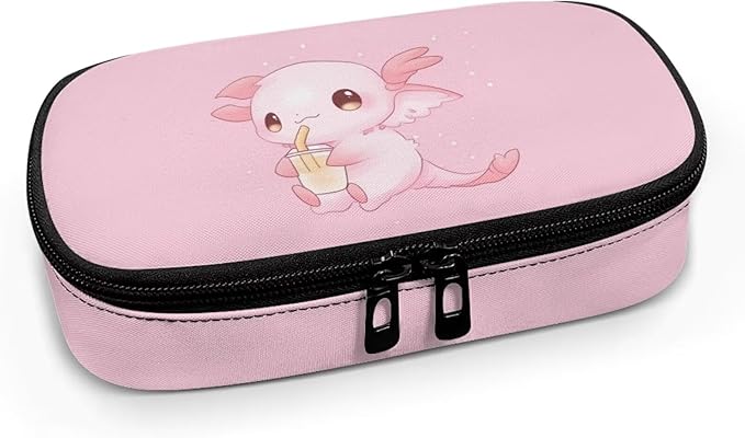 Milk Axolotl Insulin Travel Case Portable Medical Cooler Bag for Diabetes Insulin Travel Case for Insulin Pen and Medication Diabetic Supplies