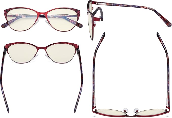 Eyekepper Oversize Ladies Butterfly Design Blue Light Glasses -Computer Screen Eyegalsses Women