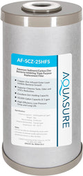 Fortitude V2 Series Sediment/Carbon/Zinc Bacteria Inhibiting Triple Purpose Replacement Filter - Standard (Sediment/Carbon/Zinc, Standard)