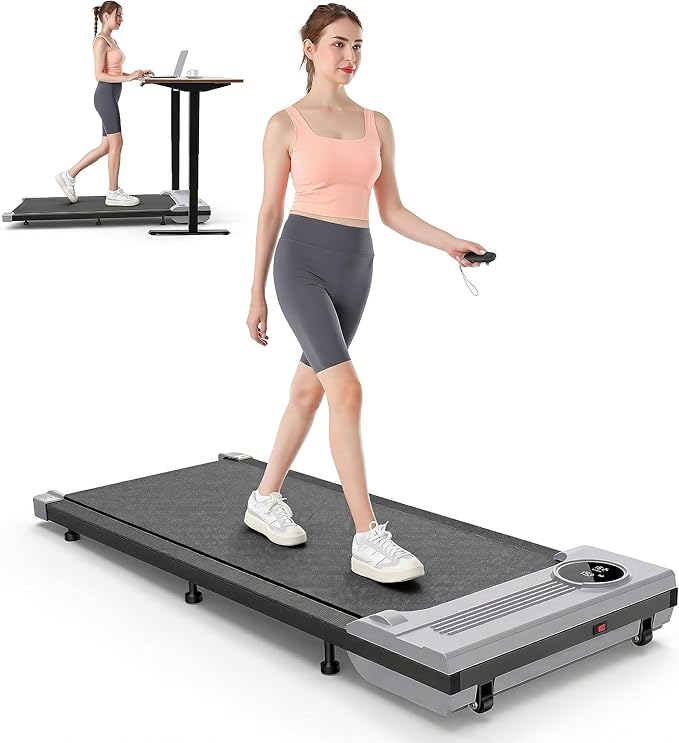 Walking Pad Treadmill, Funmily 2.5hp Under Desk Treadmill for Home/Office, 2026 Upgrade 3-in-1 Portable Treadmills with App, Remote Control, LED Display, 300 Lb Capacity