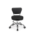 MAYAKOBA Salon Nail Pedicure Stool Pedicure Chair Dayton Black Pneumatic, Adjustable, Rolling Salon Furniture & Equipment