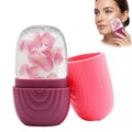 Silicone Facial Ice Roller for Face and Eye Puffiness, Reusable Ice Cube Mold for Skin Icing, Facial Massage and Skin Firming