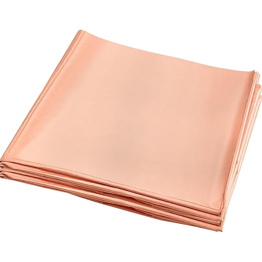 VitalCozy Faraday Fabric, Copper Faraday Cloth for EMP Shield,grounding Mobile Phone,WiFi, GPS Copper Nickel Fabric Material Blocks Rf Signals(1 Sheet,108 x43)