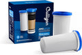 Culligan with ZeroWater Technology Replacement Filter 2-Pack, 5-Stage Advanced Water Filter – IAPMO Certified to Reduce Lead, Total PFAS (Forever Chemicals), Mercury, Fluoride, and Chlorine