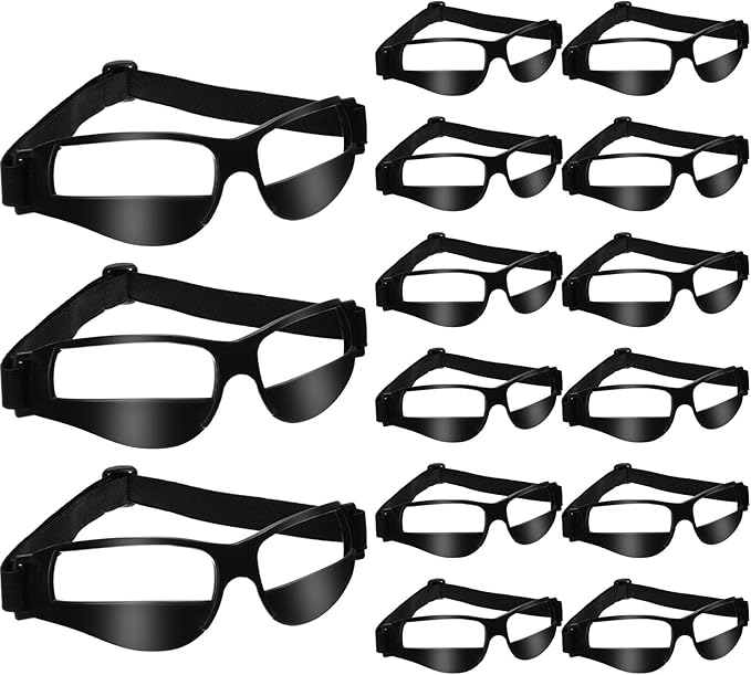 Dribbling Goggles Basketball Sports Glasses Adjustable Dribbling Black Goggles Basketball Training Equipment