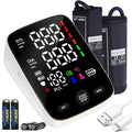 Blood Pressure Monitor Upper Arm,Accurate Digital BP Machine for Home Use,2-User 240 Sets Memory,2 M/XL Cuffs (8.7"-21"),Large Backlit LED,Lifetime Support