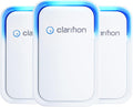 Clarifion - Air Ionizers for Home (3 Pack), Negative Ion Filtration System, Quiet Air Freshener for Bedroom, Office, Kitchen, Portable Air Filter Odor, Smoke Dust, Pets, Eliminator, Mini Air Cleaner