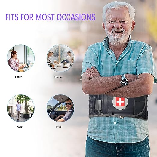 Decompression Back Belt,Lumbar Spine Support for Pain Relief,Lower Back Traction Device for Women and Men One Size Fits 29-49 inches Waist