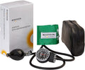 McKesson LUMEON Deluxe Aneroid Sphygmomanometer, Blood Pressure with Cuff, Pocket Size, Green, Child Small, 1 Count