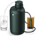 Camping Water Filter – Water Filtration System Survival with 0.01 Micron, 6-Stage Portable Water Filter, Electric Emergency Water Purifier with SOS Light for Hiking, Travel, Backpacking – Green