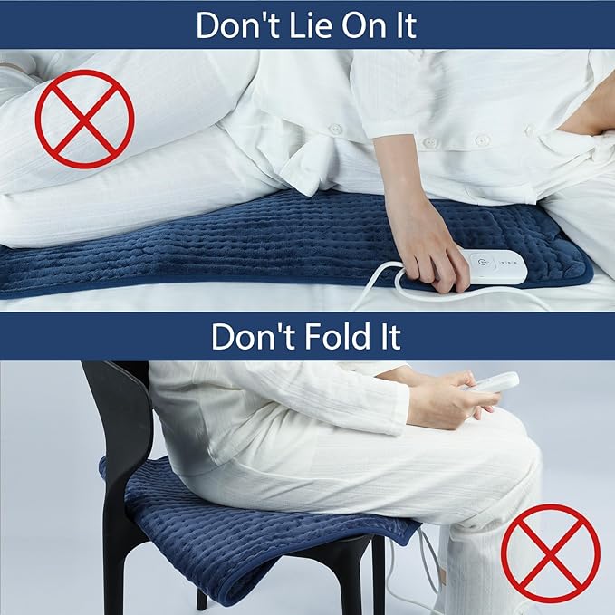 Comfytemp Extra Large Heating Pad, 33''x 17'' King Size Electric Heating Pads for Full Back/Neck/Shoulder/Abdomen, Moist/Dry Heated Pad & Auto Shut Off, Warm Christmas Birthday gifts for Men Women Mom