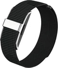 Nylon Loop Band Compatible with Hume Band Replacement, Hook and Loop Breathable Soft Wristband for Hume Strap Health Fitness Tracker Women Men