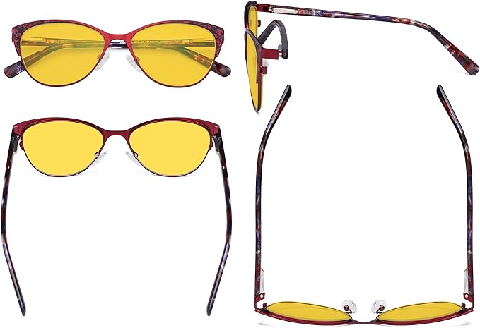 Eyekepper Oversize Ladies Butterfly Design Blue Light Glasses -Computer Screen Eyegalsses Women