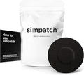 SIMPATCH Universal Adhesive Patch, No Hole (25-Pack) (Black)