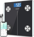 Etekcity Rechargeable Smart Scale for Body Weight, Digital Bathroom Scale with BMI, Body Fat, Muscle Mass, Accurate Weighing Machine for People Sync with Smartphone App, 400lb