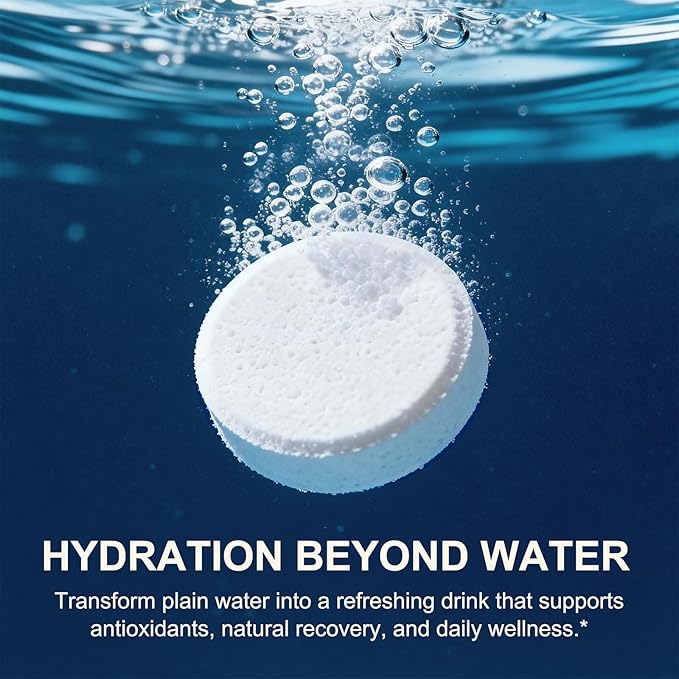 Hydrogen Water Tablets with Magnesium,Hydrogen Tablets for Drinking Water,Antioxidant and Cellular Health Support, H2 Molecular Tabs,90 Tablets