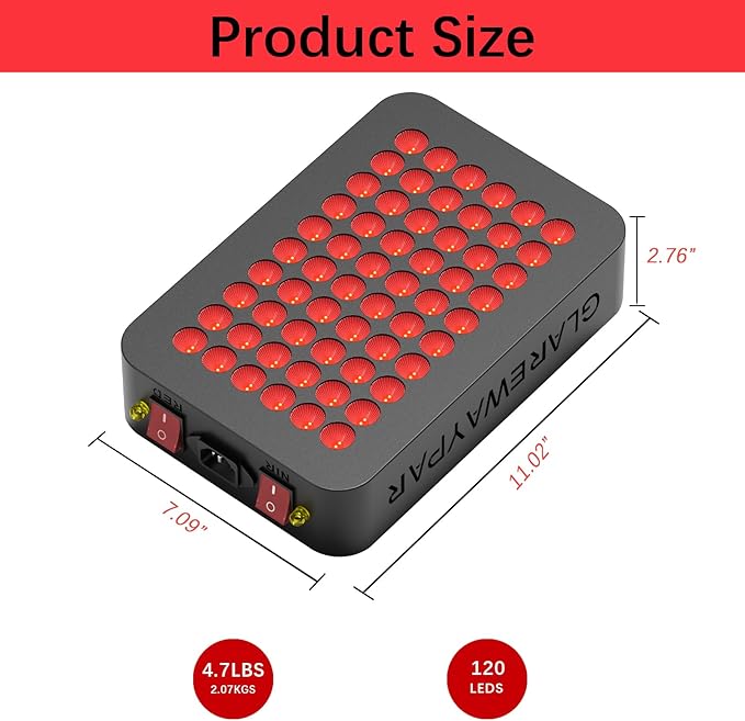 LED Red Light Therapy for Body Infrared Light Therapy Red Light Panel Red Light Therapy Device Red Light Therapy for Face