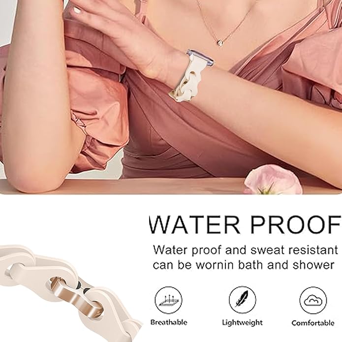 IDW13, IDW16, IDW17, IDW19, IDW20, IDW21, IDW23, IDW25, IDW26, IDW28 Band, Lamshaw 22mm Elastic Silicone Hollowed Out Replacement Straps Compatible for Faweio, TOOBUR, KEEPONFIT, WNH IDW13, IDW16, IDW17, IDW19, IDW20, IDW21, IDW23, IDW25, IDW26 Watch
