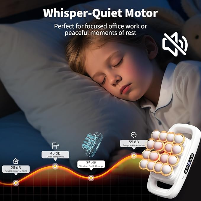 16 Head Massage Gun Deep Tissue, Gift for Husband 2026 Upgrade 48KG Force, 3 Modes & 30 Intensities, Quiet Portable with Dual Safety Protection for Neck Back Legs Waist Pain Relief