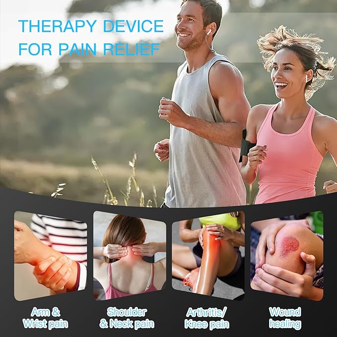 Handheld Red Light Therapy Device, Portable Pain Relief Device for Body Joints Shoulders Elbows Knees Back Muscle&Tissue 18pcs 620nm