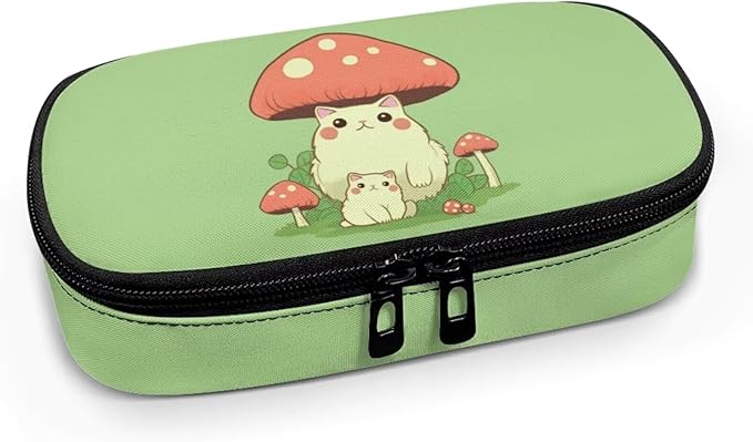 Frog Mushroom Insulin Cooler Travel Carrying Case, Portable Diabetes Cold Medication Organizer, Upgraded Chill Pill Insulation Bag for Insulin Pen Syringes Needle Kits Holder