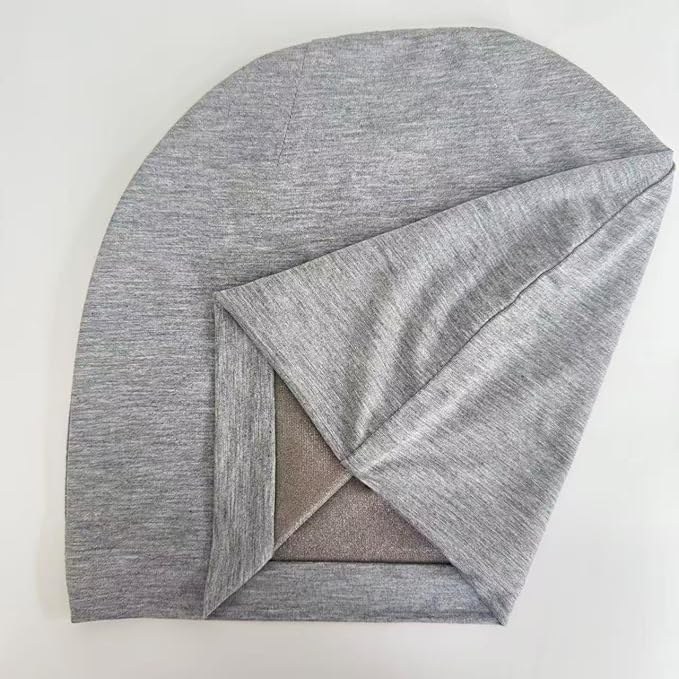 Amerthing Faraday Hat,Silver Fiber Faraday Slouch Beanie,Knitted Protection Cap