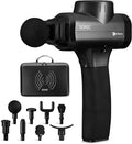 LifePro Sonic Massage Gun Deep Tissue – Quiet Handheld Percussion Massager for Athletes, Pain Relief & Recovery – 8 Heads, 5 Speeds, Long Battery