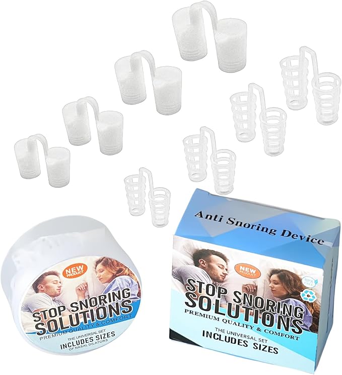 Anti Snoring Devices 8Pcs Nose Vents/Nasal Dilators for Breathing Snoring, Stop Snoring Devices That Work Nose Opener for Breathing Sleep Intake Breathing Snoring Devices for Women Men