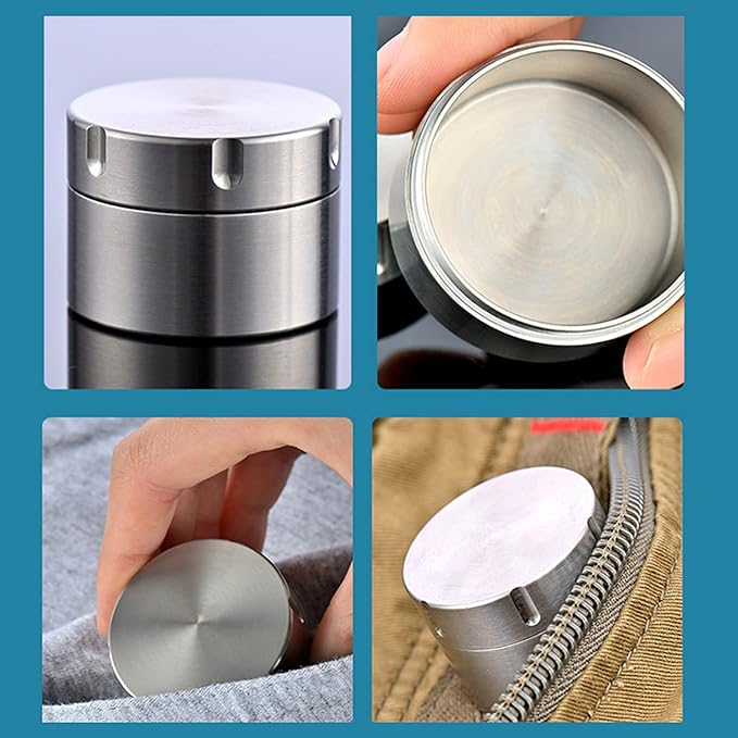 Portable Pill Container Outdoor, Titanium Waterproof Pill Case Organizer Box, Lightweight Pill Holder Medication Carrier for Travel, Daily Pill Keeper, Compact Small Pill Caddy Bottle